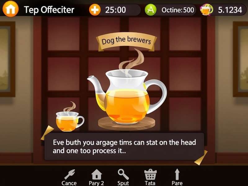 Classic Tea Maestro Game Screenshot